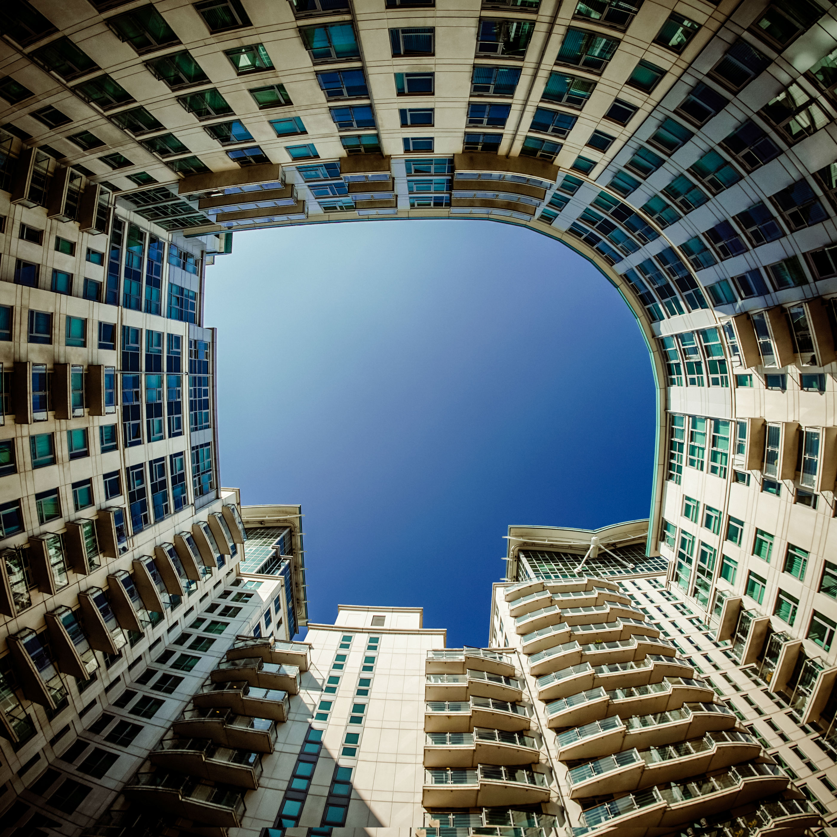 Within a courtyard  of the St Georges development  photo taken by Simon Hadleigh-Sparks